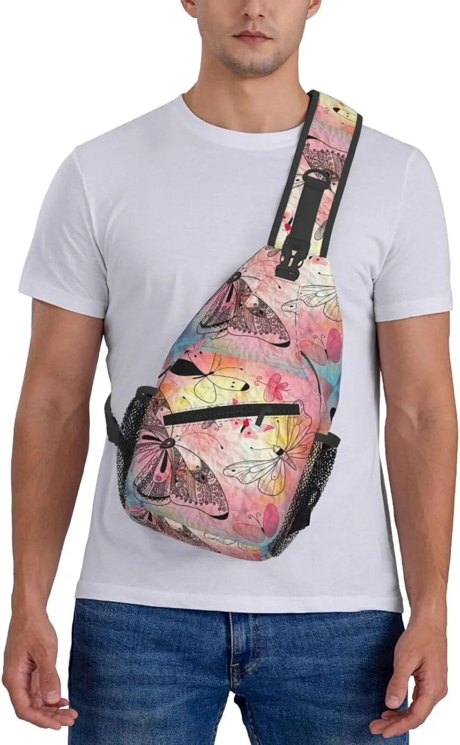 Chest Sling Bag Crossbody Shoulder Backpack Bag Gym Cycling Travel Hiking Daypack Cross Bag