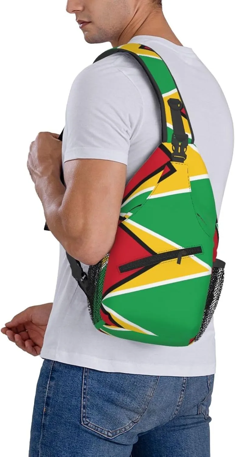 Chest Sling Bag Crossbody Shoulder Backpack Bag Gym Cycling Travel Hiking Daypack Cross Bag