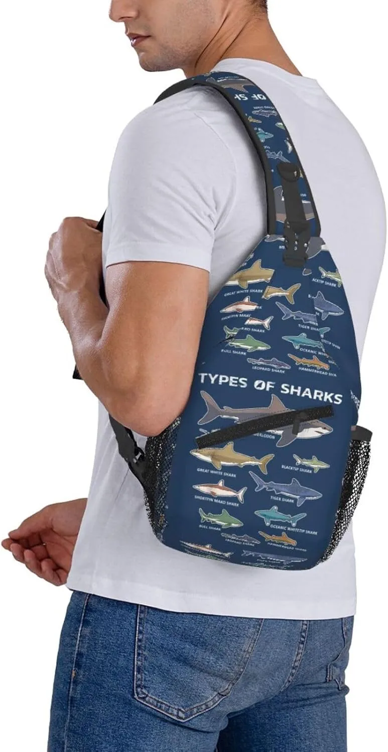 Chest Sling Bag Crossbody Shoulder Backpack Bag Gym Cycling Travel Hiking Daypack Cross Bag