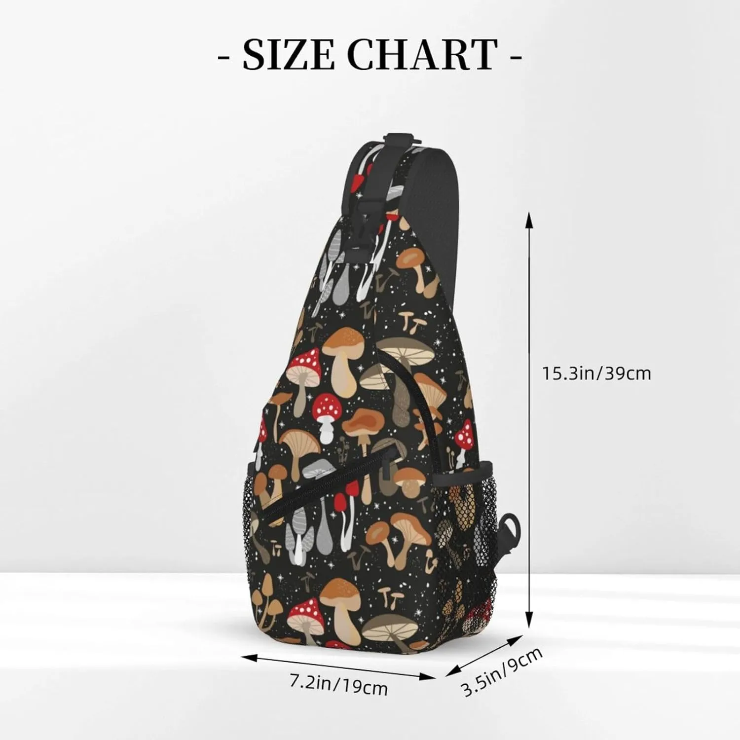 Chest Sling Bag Crossbody Shoulder Backpack Bag Gym Cycling Travel Hiking Daypack Cross Bag