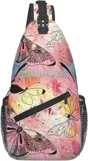 Chest Sling Bag Crossbody Shoulder Backpack Bag Gym Cycling Travel Hiking Daypack Cross Bag
