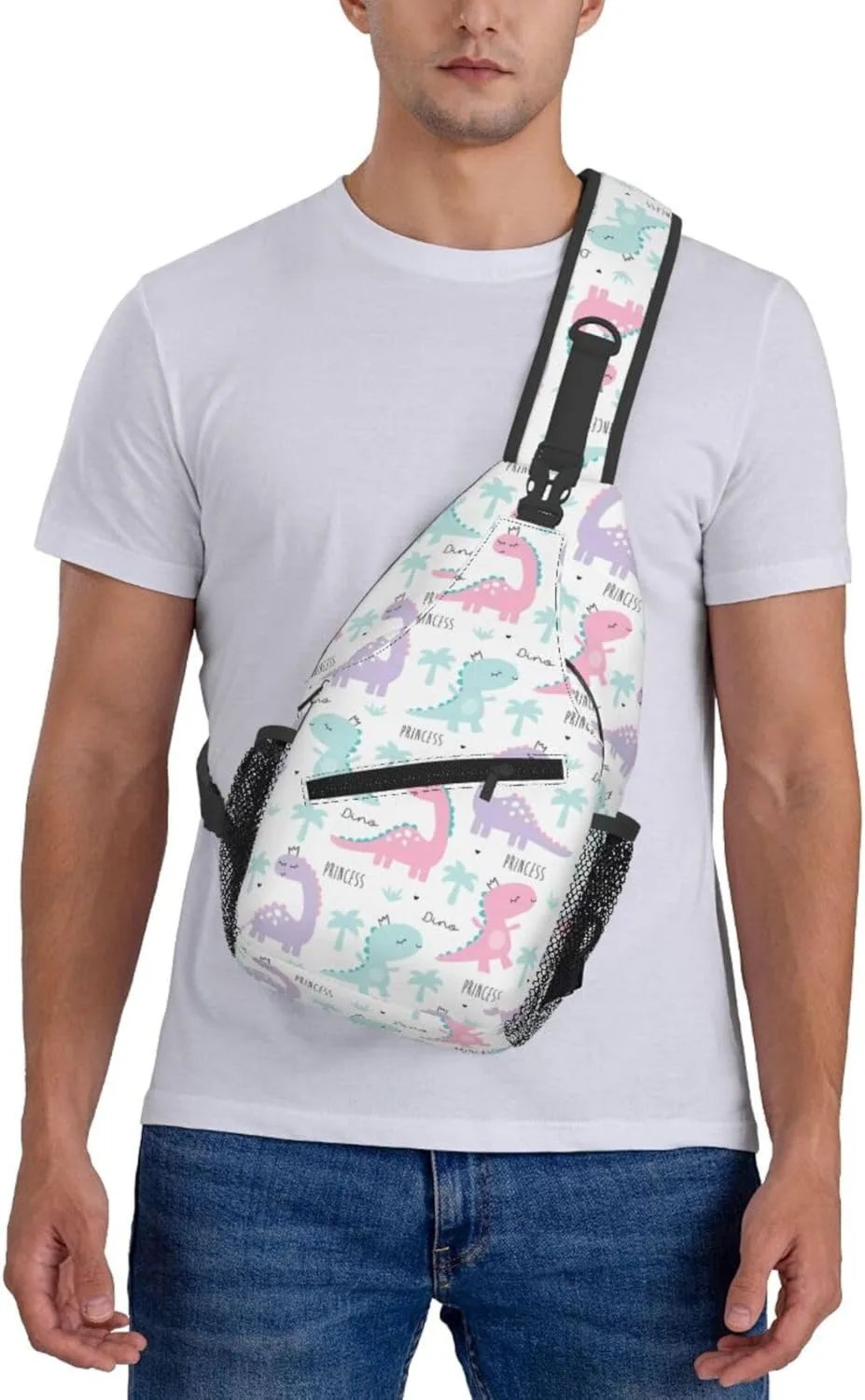 Chest Sling Bag Crossbody Shoulder Backpack Bag Gym Cycling Travel Hiking Daypack Cross Bag