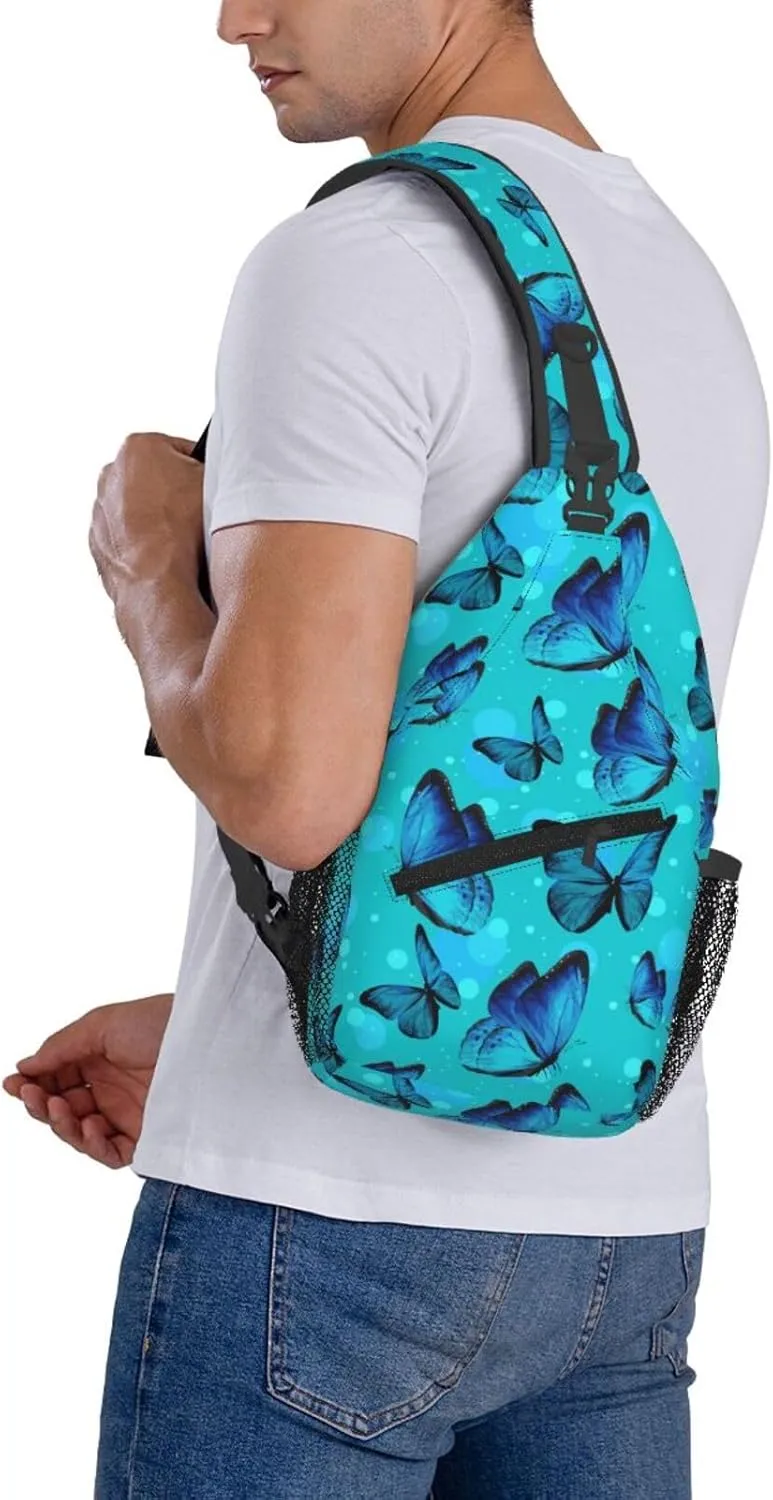 Chest Sling Bag Crossbody Shoulder Backpack Bag Gym Cycling Travel Hiking Daypack Cross Bag
