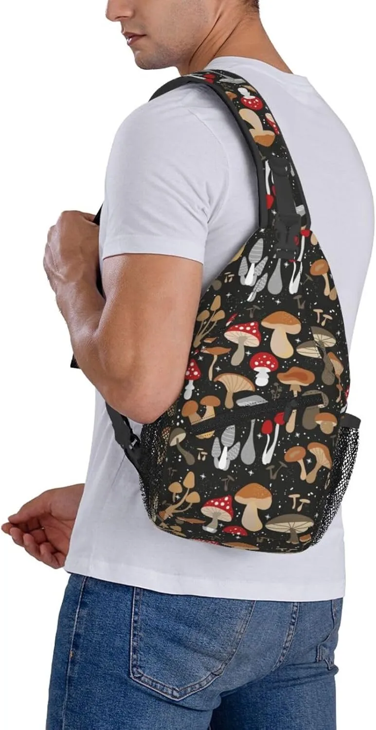 Chest Sling Bag Crossbody Shoulder Backpack Bag Gym Cycling Travel Hiking Daypack Cross Bag
