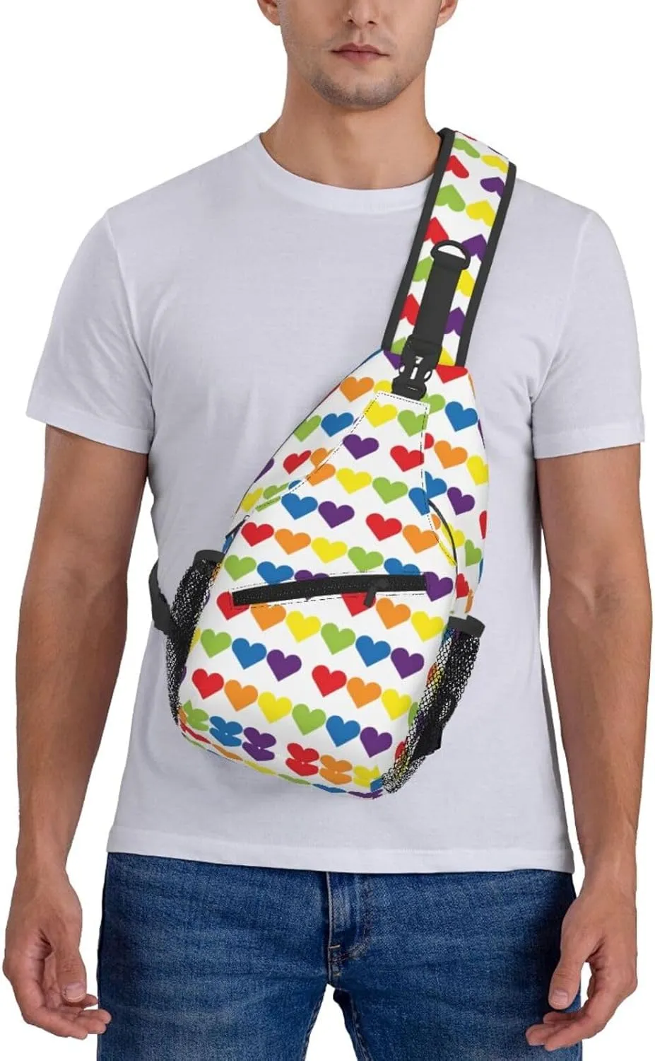 Chest Sling Bag Crossbody Shoulder Backpack Bag Gym Cycling Travel Hiking Daypack Cross Bag