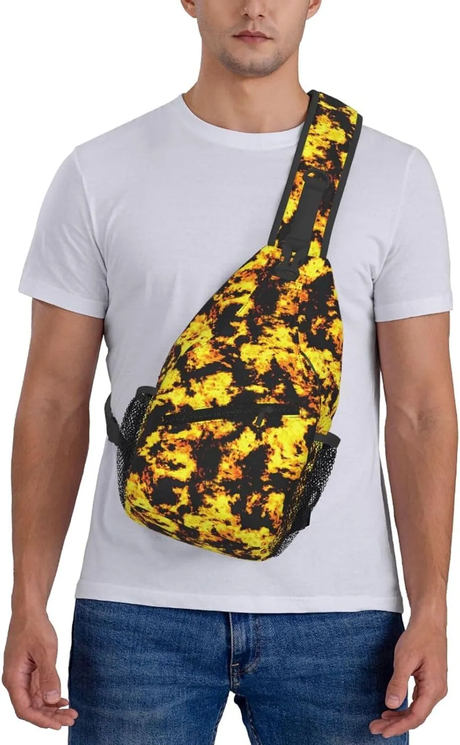 Chest Sling Bag Crossbody Shoulder Backpack Bag Gym Cycling Travel Hiking Daypack Cross Bag