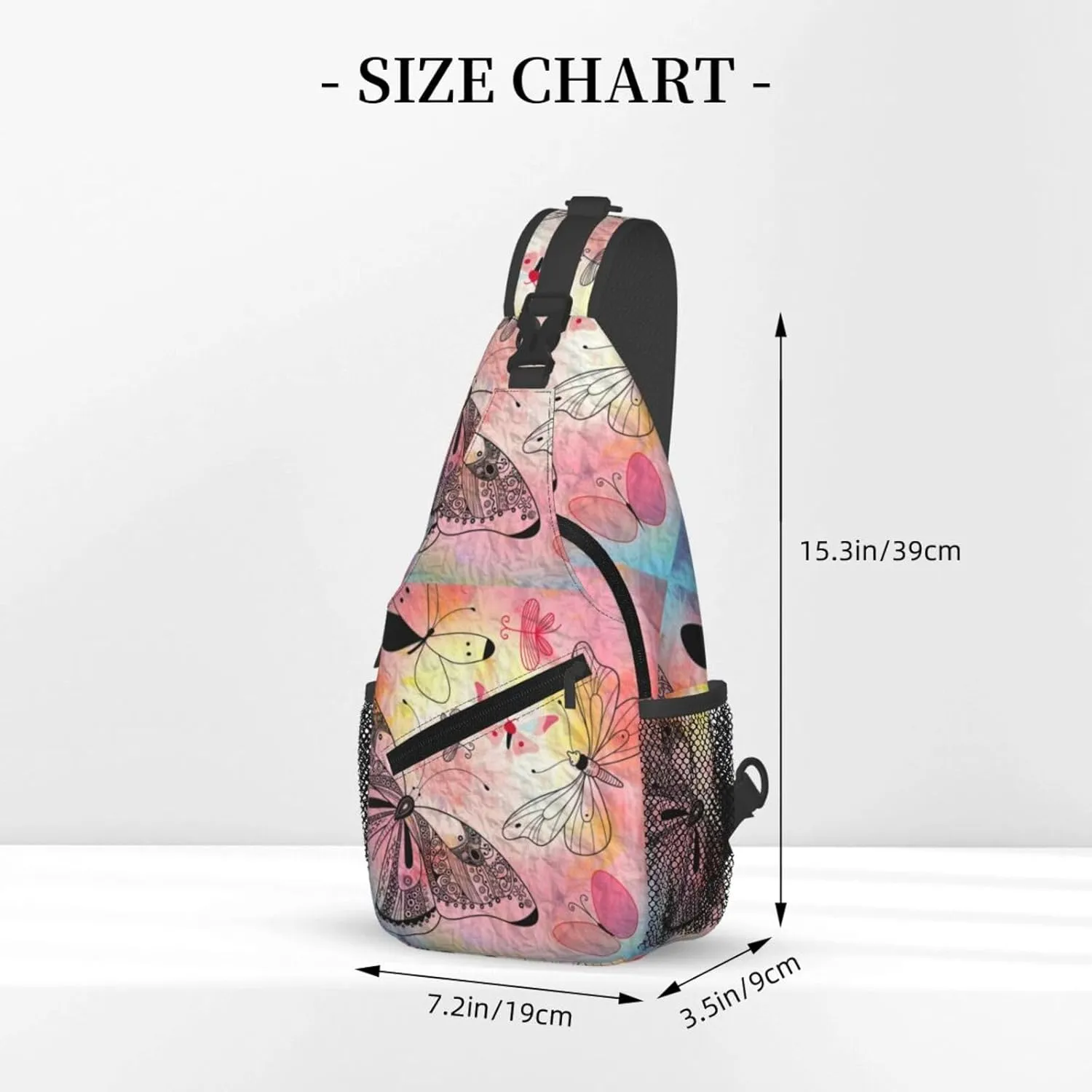 Chest Sling Bag Crossbody Shoulder Backpack Bag Gym Cycling Travel Hiking Daypack Cross Bag