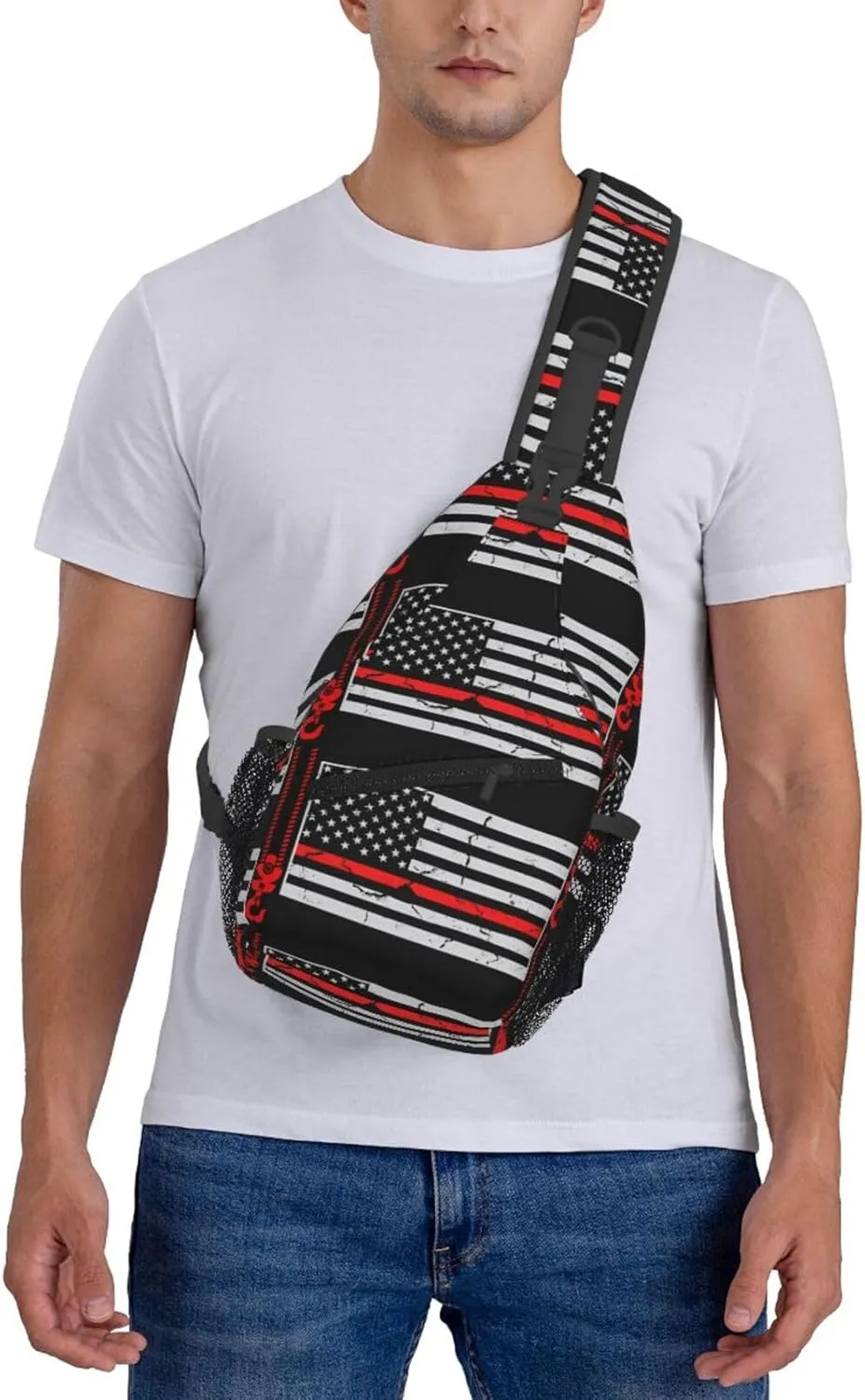 Chest Sling Bag Crossbody Shoulder Backpack Bag Gym Cycling Travel Hiking Daypack Cross Bag
