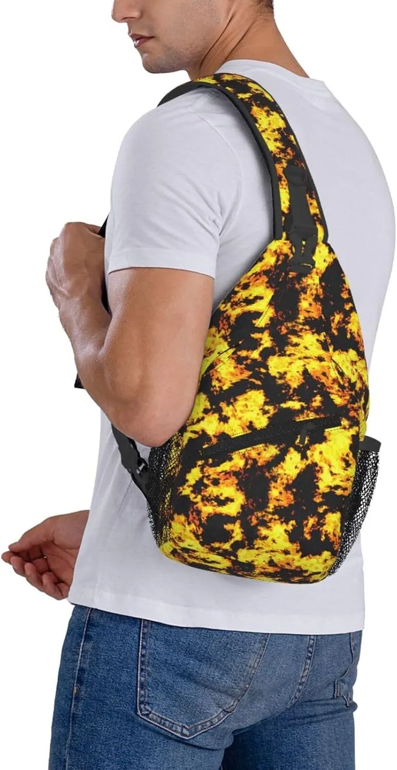 Chest Sling Bag Crossbody Shoulder Backpack Bag Gym Cycling Travel Hiking Daypack Cross Bag