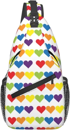 Chest Sling Bag Crossbody Shoulder Backpack Bag Gym Cycling Travel Hiking Daypack Cross Bag