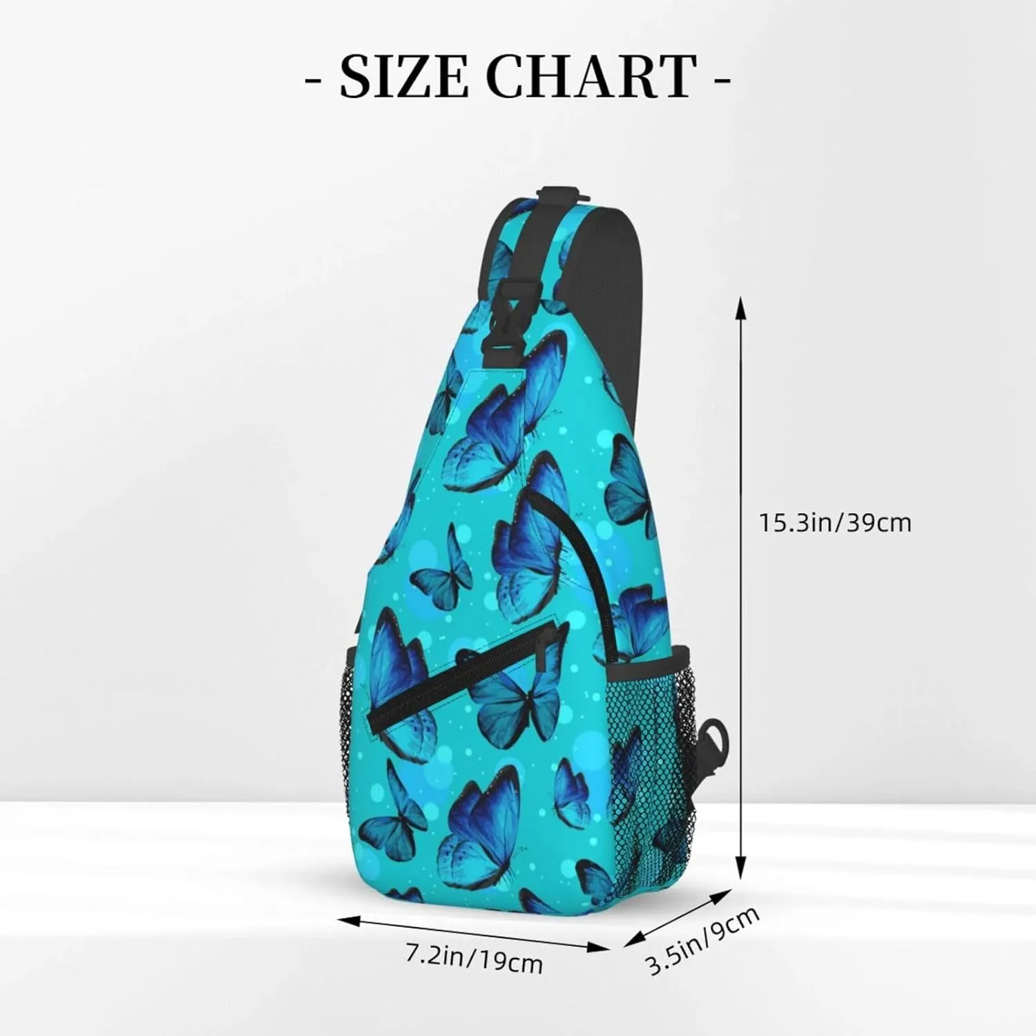 Chest Sling Bag Crossbody Shoulder Backpack Bag Gym Cycling Travel Hiking Daypack Cross Bag