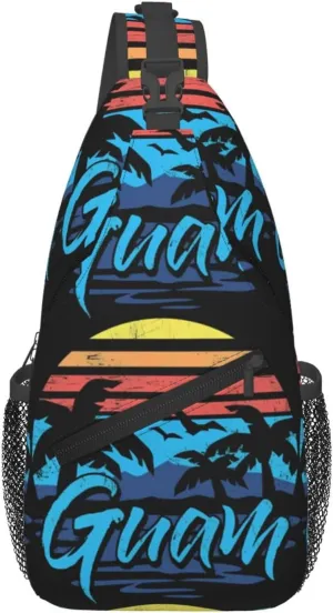 Chest Sling Bag Crossbody Shoulder Backpack Bag Gym Cycling Travel Hiking Daypack Cross Bag