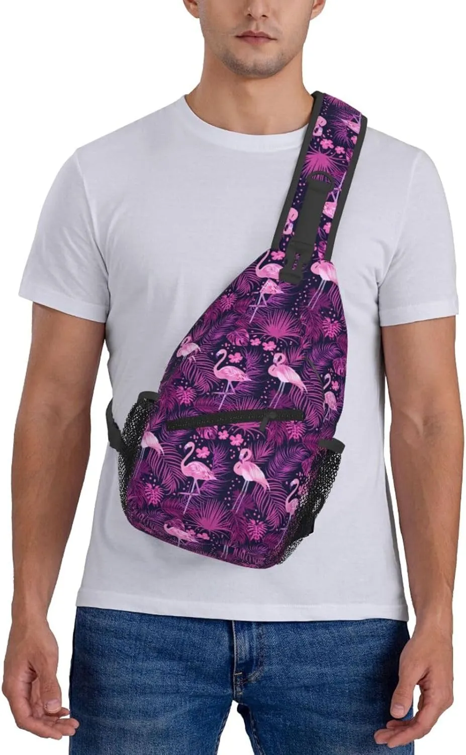 Chest Sling Bag Crossbody Shoulder Backpack Bag Gym Cycling Travel Hiking Daypack Cross Bag
