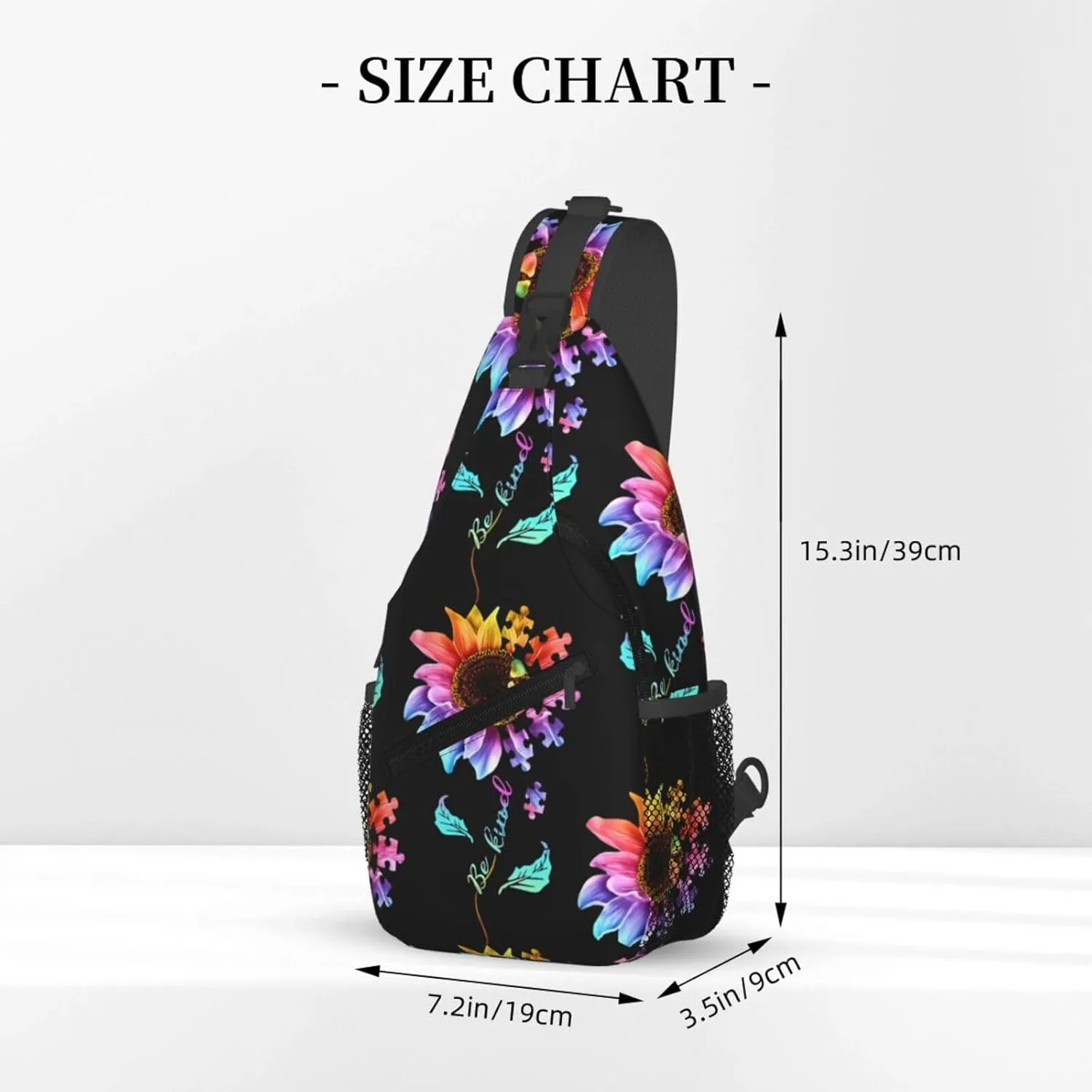 Chest Sling Bag Crossbody Shoulder Backpack Bag Gym Cycling Travel Hiking Daypack Cross Bag
