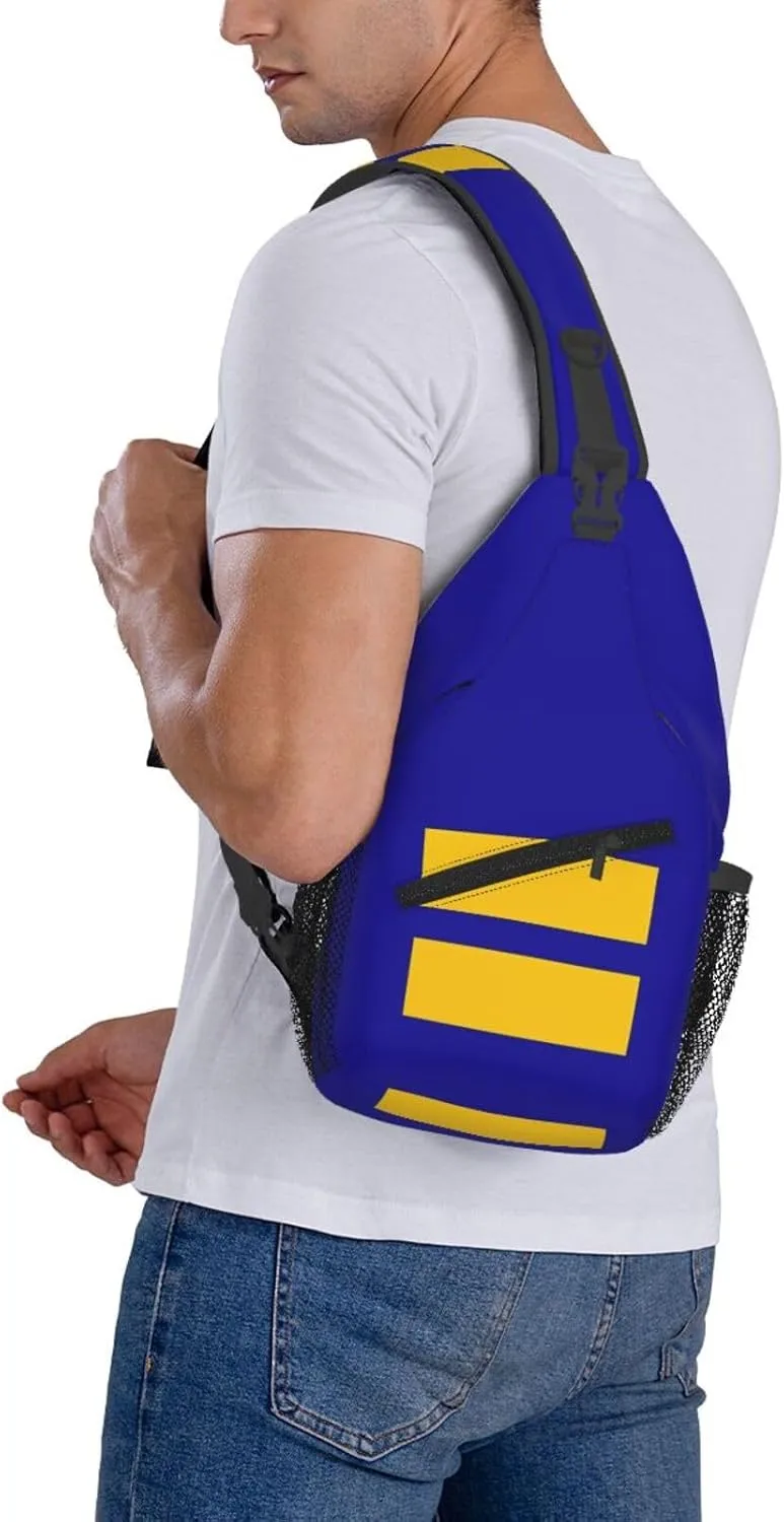 Chest Sling Bag Crossbody Shoulder Backpack Bag Gym Cycling Travel Hiking Daypack Cross Bag
