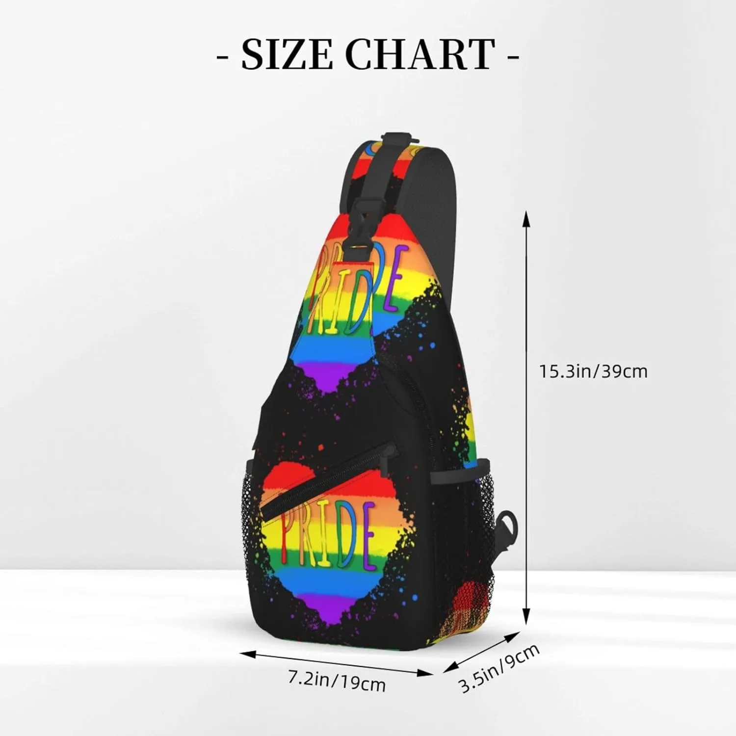 Chest Sling Bag Crossbody Shoulder Backpack Bag Gym Cycling Travel Hiking Daypack Cross Bag