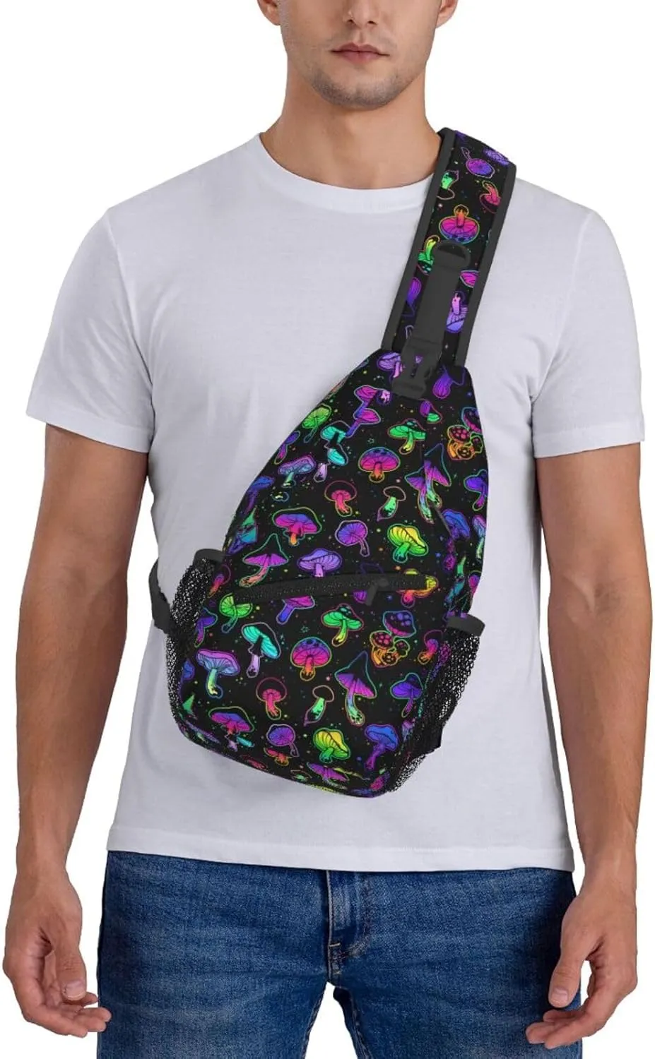 Chest Sling Bag Crossbody Shoulder Backpack Bag Gym Cycling Travel Hiking Daypack Cross Bag