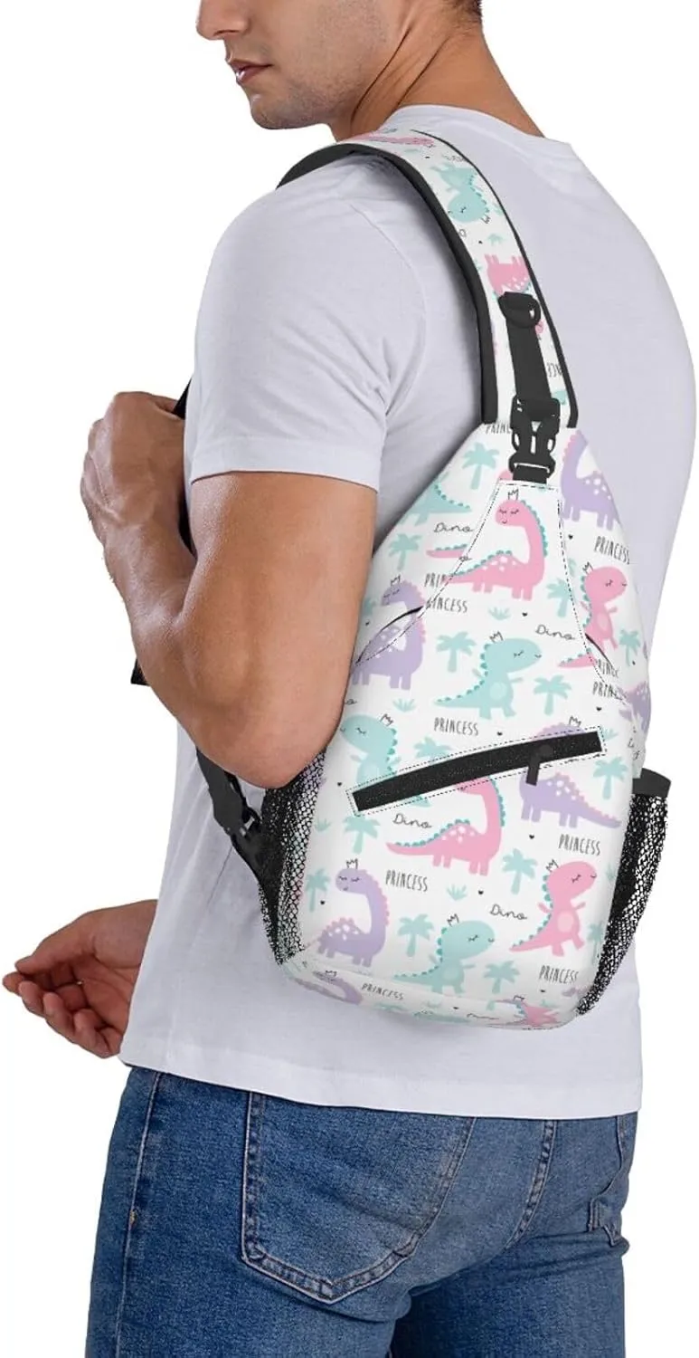 Chest Sling Bag Crossbody Shoulder Backpack Bag Gym Cycling Travel Hiking Daypack Cross Bag
