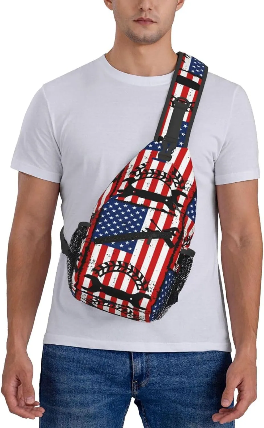 Chest Sling Bag Crossbody Shoulder Backpack Bag Gym Cycling Travel Hiking Daypack Cross Bag
