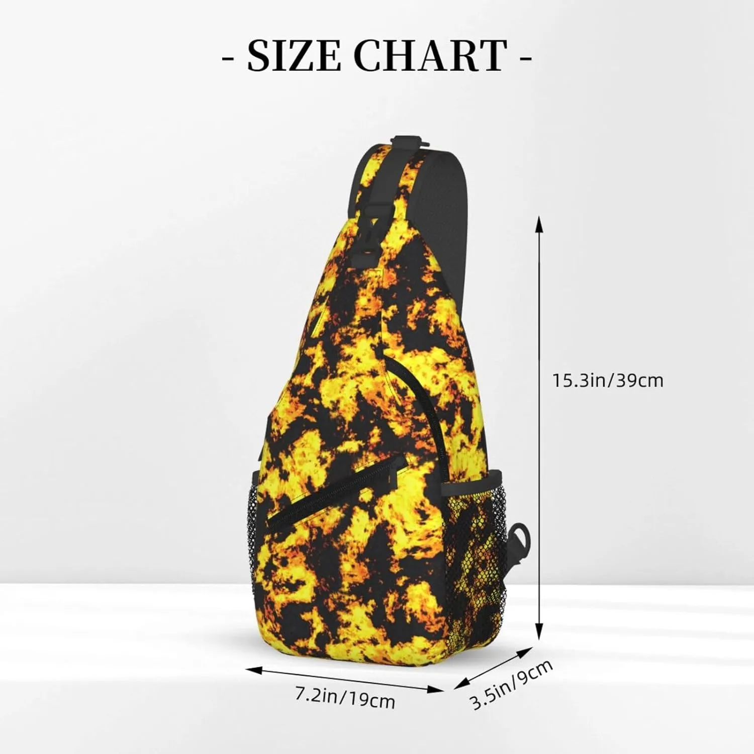 Chest Sling Bag Crossbody Shoulder Backpack Bag Gym Cycling Travel Hiking Daypack Cross Bag