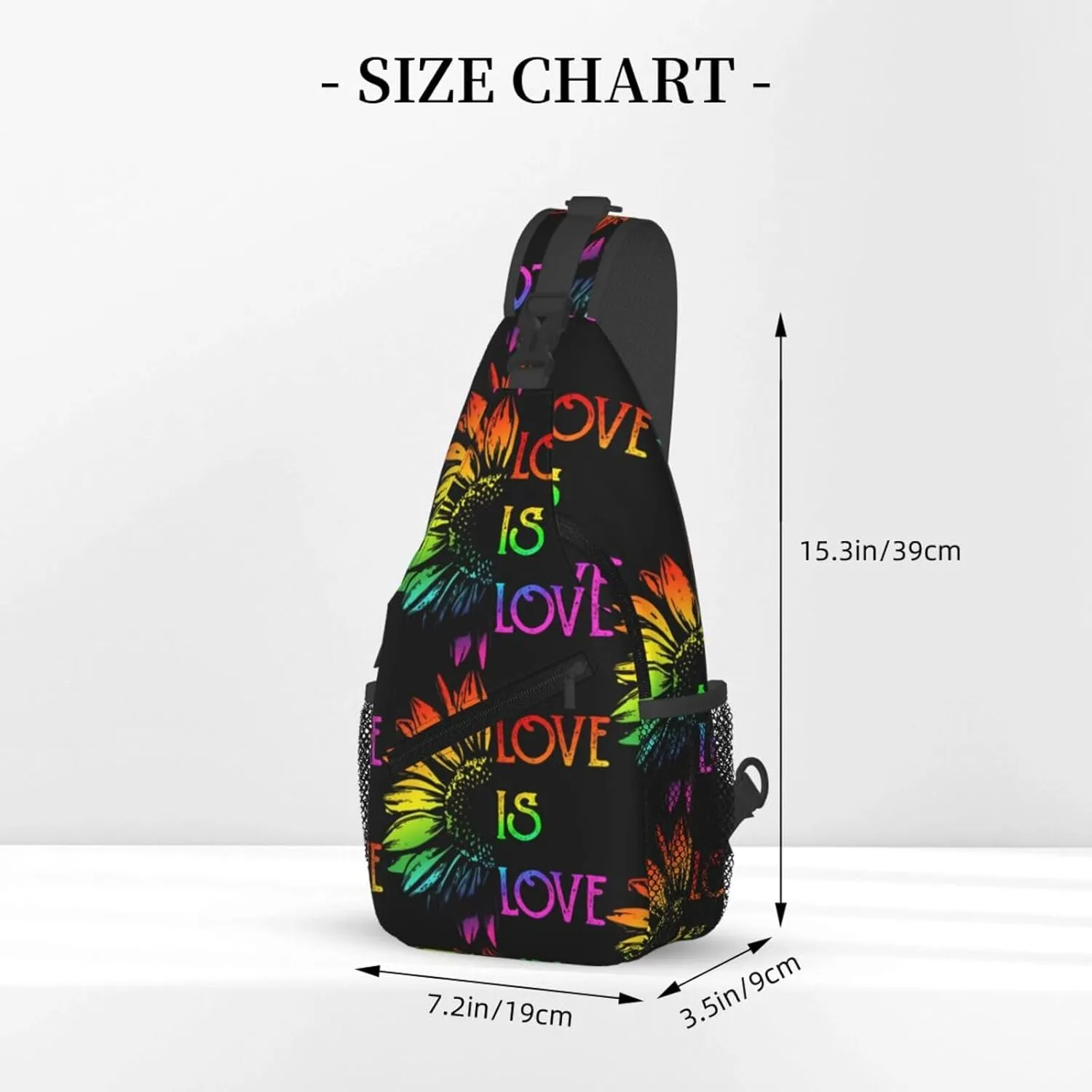 Chest Sling Bag Crossbody Shoulder Backpack Bag Gym Cycling Travel Hiking Daypack Cross Bag