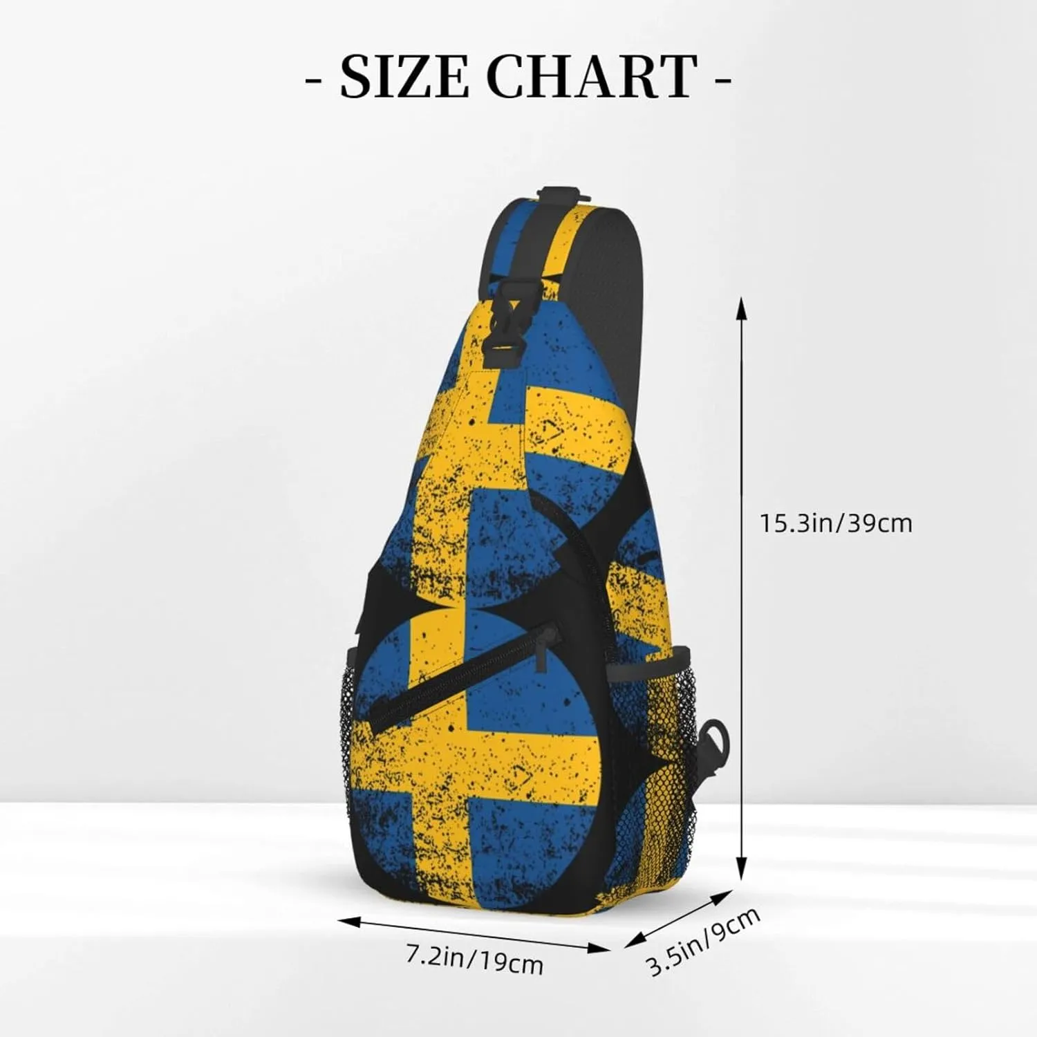 Chest Sling Bag Crossbody Shoulder Backpack Bag Gym Cycling Travel Hiking Daypack Cross Bag