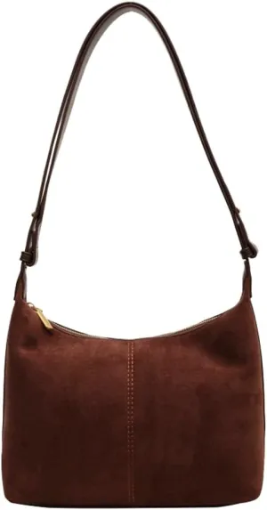 Chic Hobo Bags for Women Suede Sling Bags for Women Slouchy Shoulder Bag Crossbody Purses Handbags for Everyday Wear