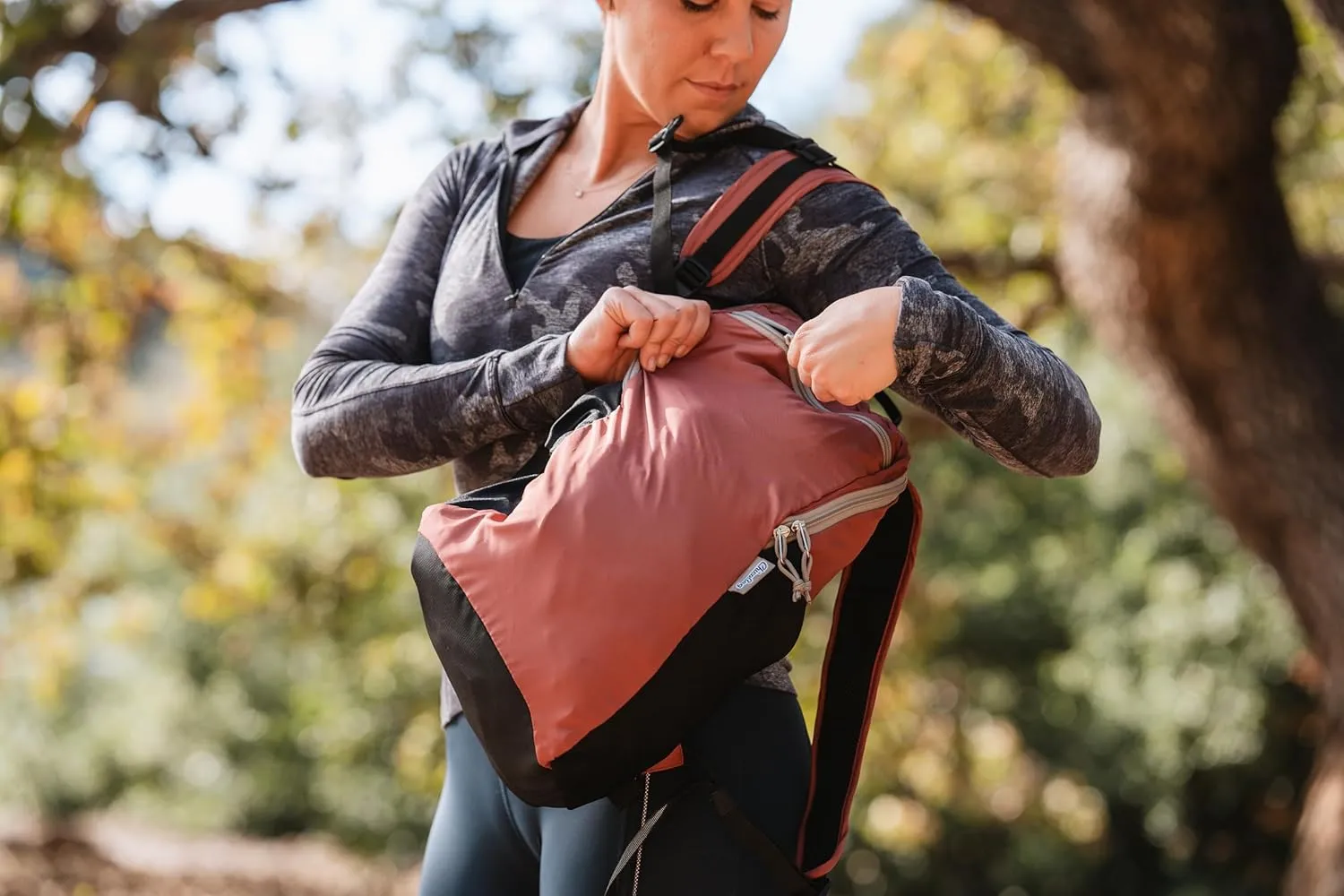 ChicoBag Travel Pack rePETe   Refine | Eco-friendly Lightweight and Packable Travel Backpack (Sapphire)
