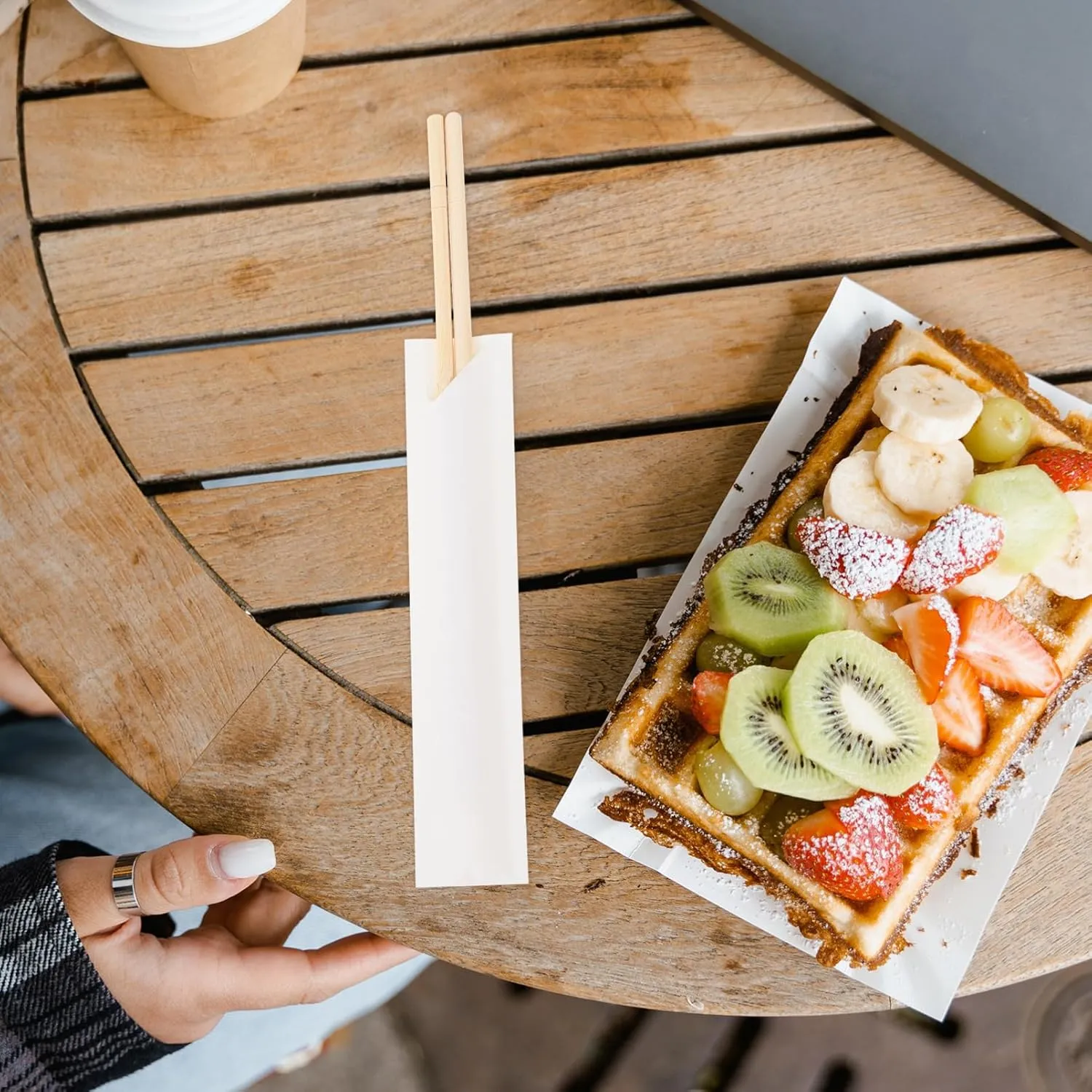 Chopsticks Bag Paper Cutlery Packing Disposable Chopsticks Sleeves Hotel Use Travel Essential