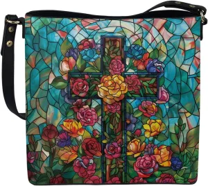 Christian Tote Bags for Women, God Quotes Leather Handbags Bucket Bags, PU Leather Bible Church Bag Satchel Hobo