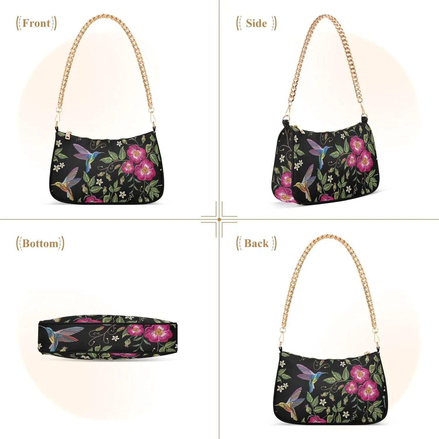Christmas Gonme Cane Phone Purse Small Hobo Purse Women's Vintage Handbags Shoulder Handbag