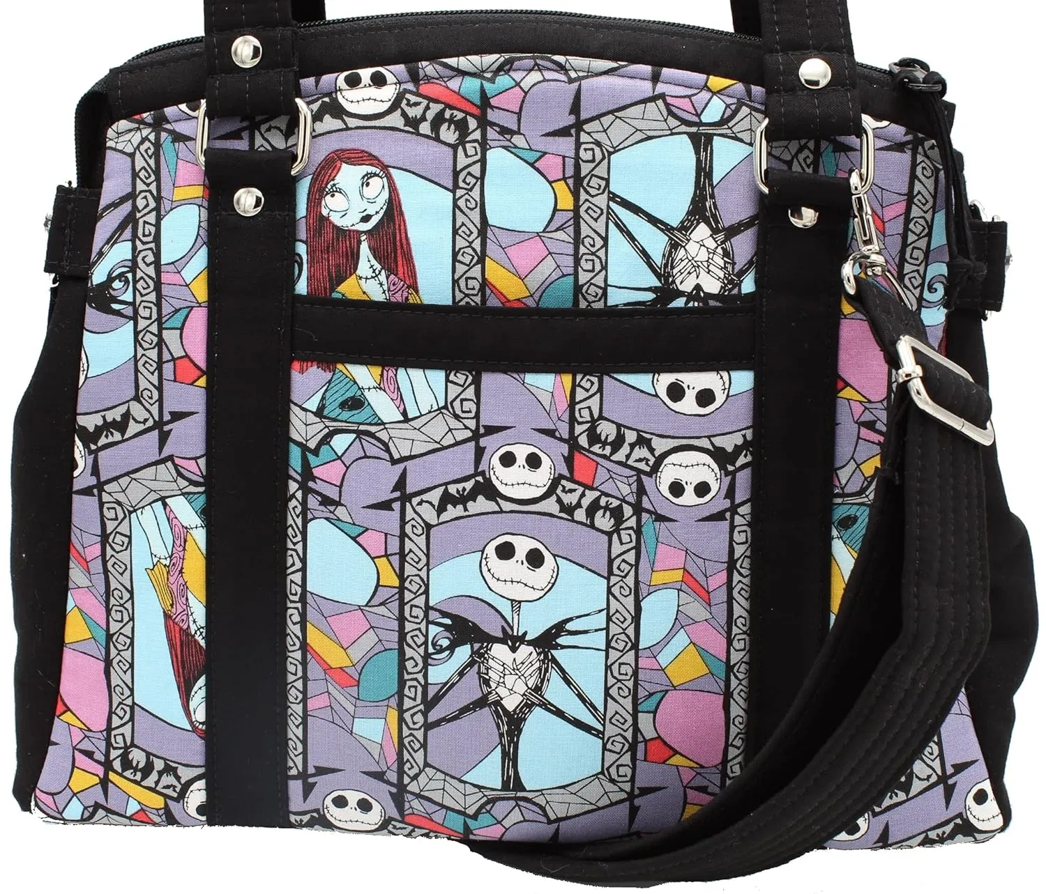 Christmas Skeleton | Satchel Structured Handbag | Medium | Choose boy skeleton or girl