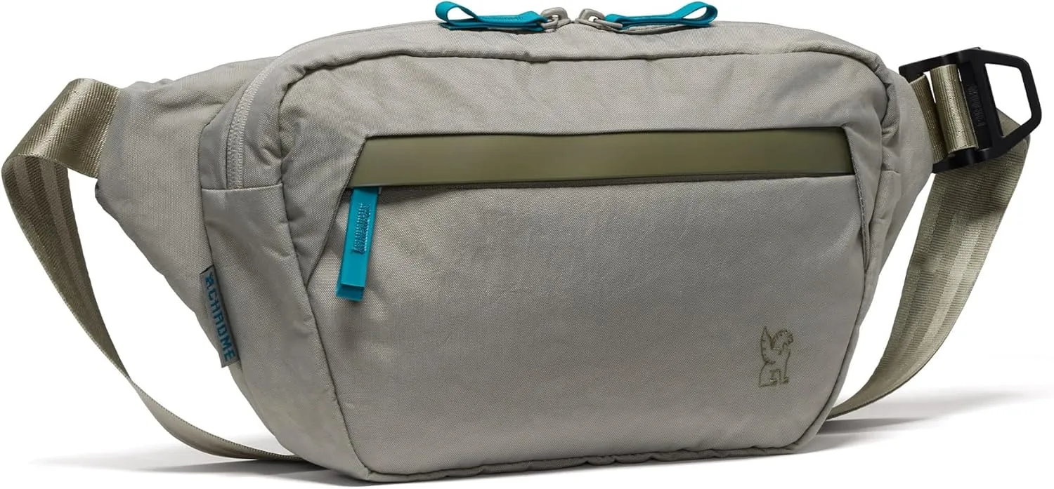 Chrome Industries Sabin Sling Bag for Men and Women – Large Main Compartment, Lightweight Recycled Materials and Metal Adjuster Buckle – 6L, Sage