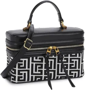 Classic Satchel Crossbody Purse for Women Chic Mini Box Purse, Women Crossbody Shoulder Bag