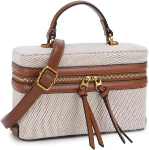 Classic Satchel Crossbody Purse for Women Chic Mini Box Purse, Women Crossbody Shoulder Bag