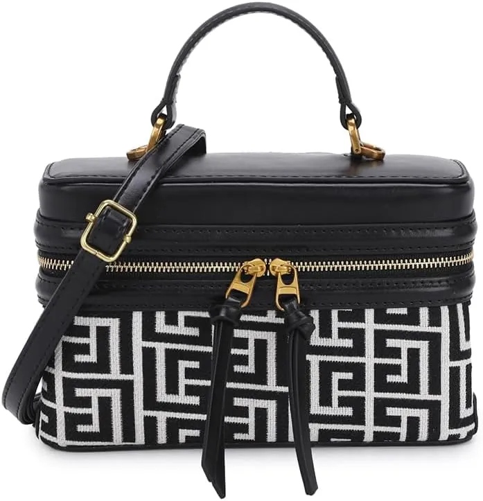 Classic Satchel Crossbody Purse for Women Chic Mini Box Purse, Women Crossbody Shoulder Bag
