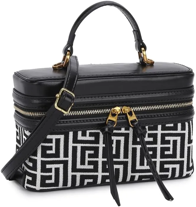 Classic Satchel Crossbody Purse for Women Chic Mini Box Purse, Women Crossbody Shoulder Bag