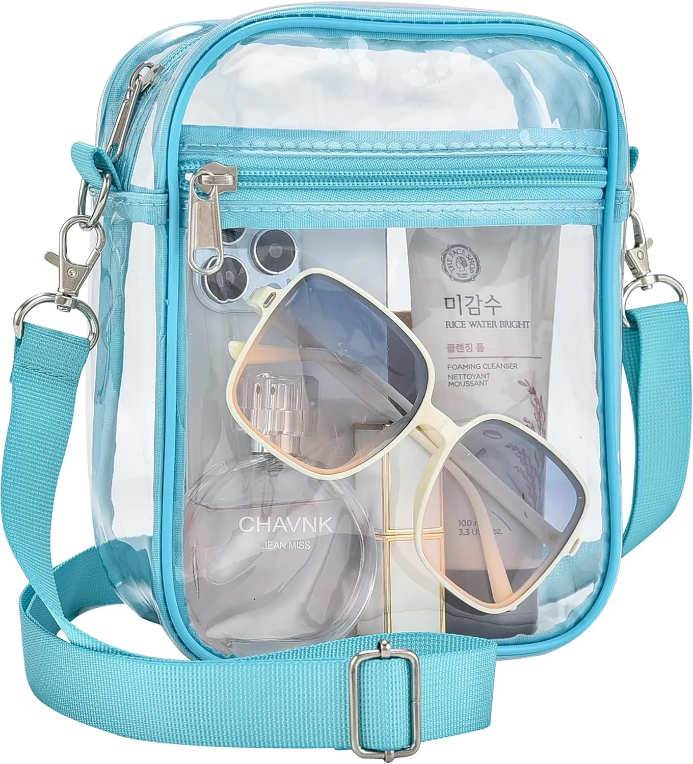 Clear Bag for Stadium Events Small Mini Clear Purse Bag for Stadium Concerts Sports Events Festivals