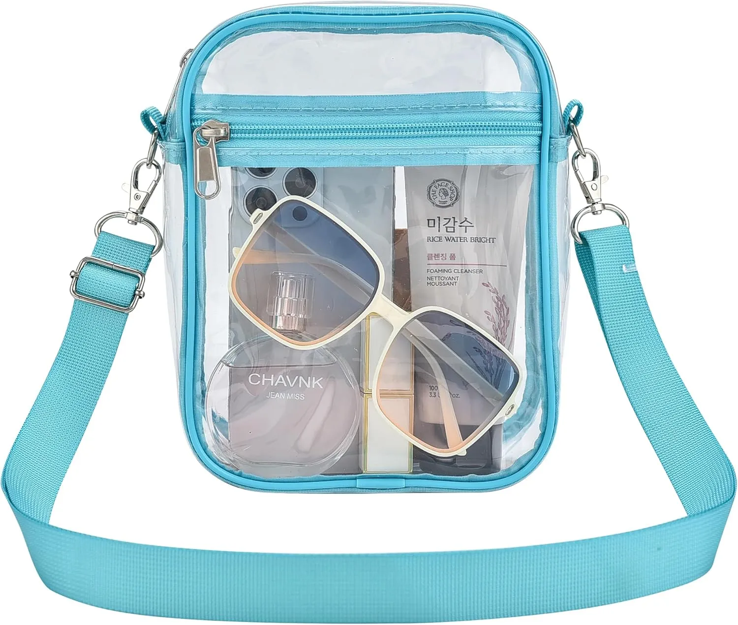 Clear Bag for Stadium Events Small Mini Clear Purse Bag for Stadium Concerts Sports Events Festivals