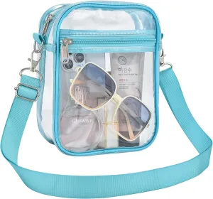 Clear Bag for Stadium Events Small Mini Clear Purse Bag for Stadium Concerts Sports Events Festivals