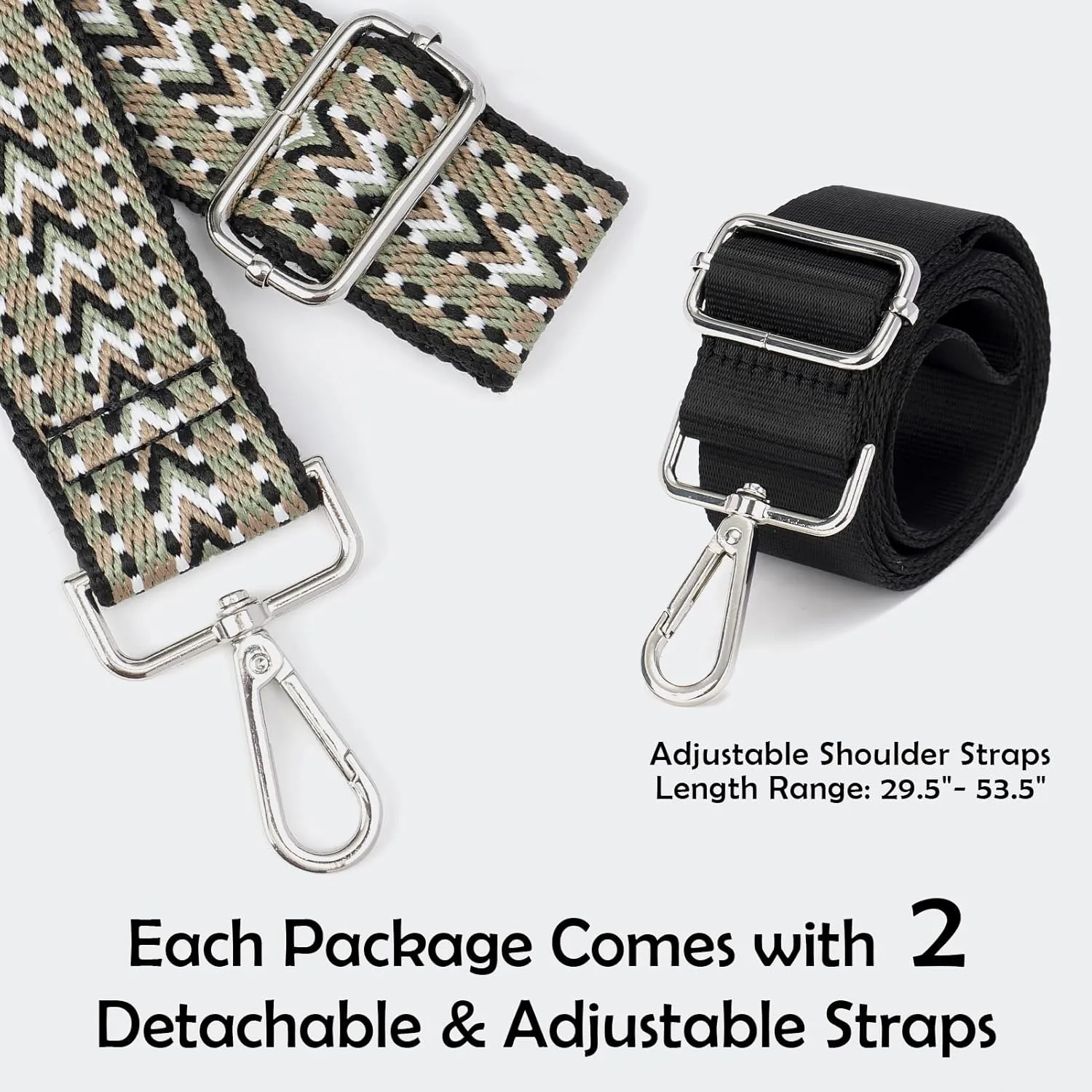 Clear Bags For Events With 2 Extra-Long Straps, 4 Pockets Clear Crossbody Bags For Women