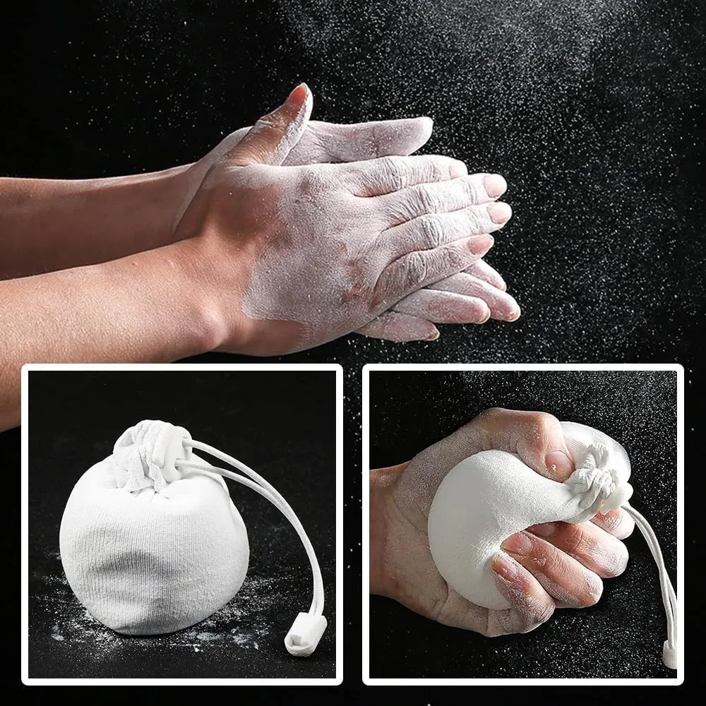 Climbing Chalk Bag for Rock Climbing - with Chalk Ball - Adjustable Black Chalk Bag Bouldering for Rock Climbing Equipment