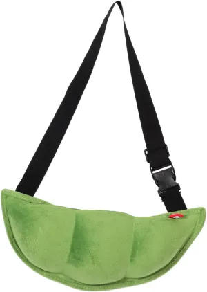 CLISPEED Bag Tote Women's Sling Bag Plush Waist Pack Zipper Closure Compact and Versatile