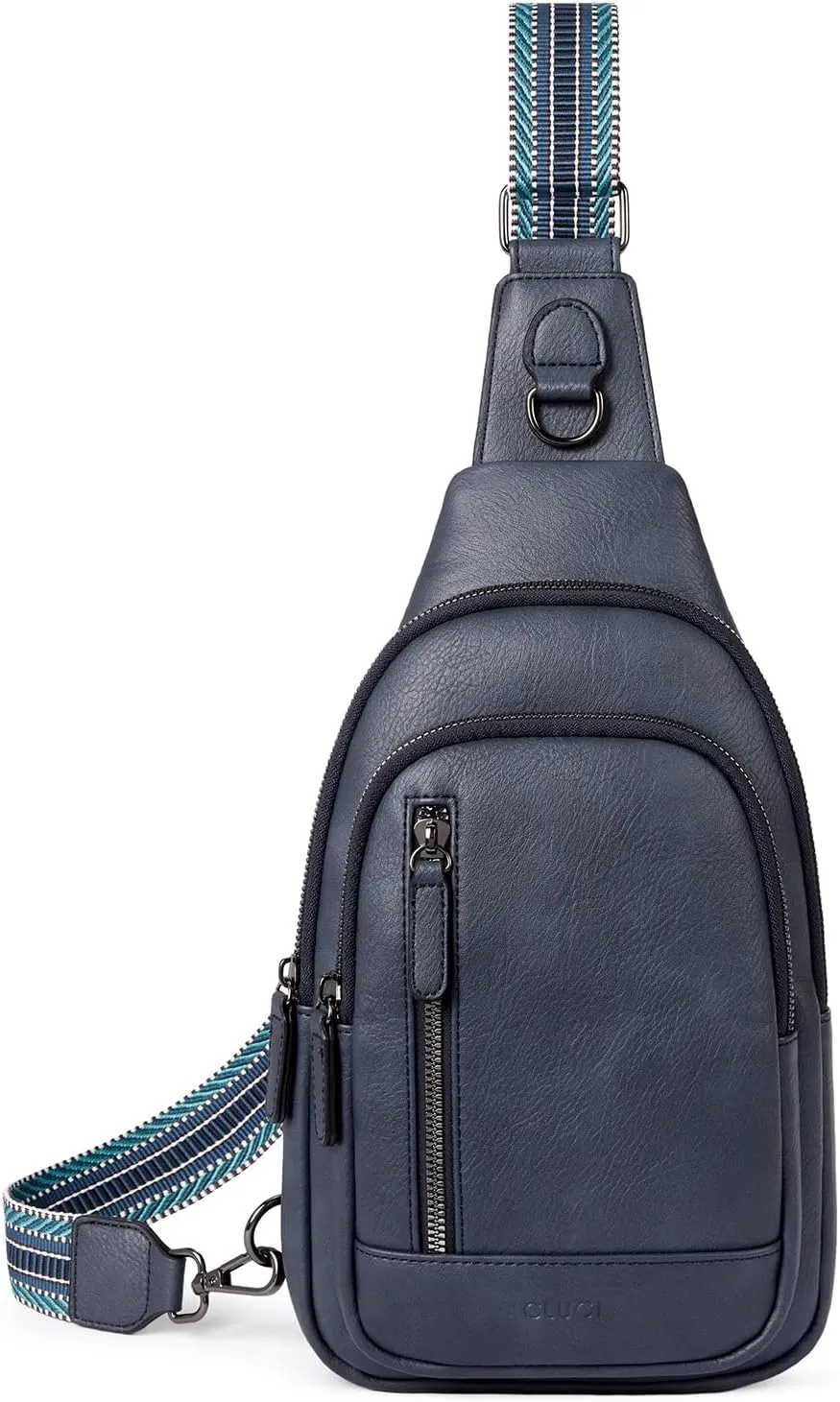 CLUCI Crossbody Bags for Women - Sling Backpack Travel Bag in Leather