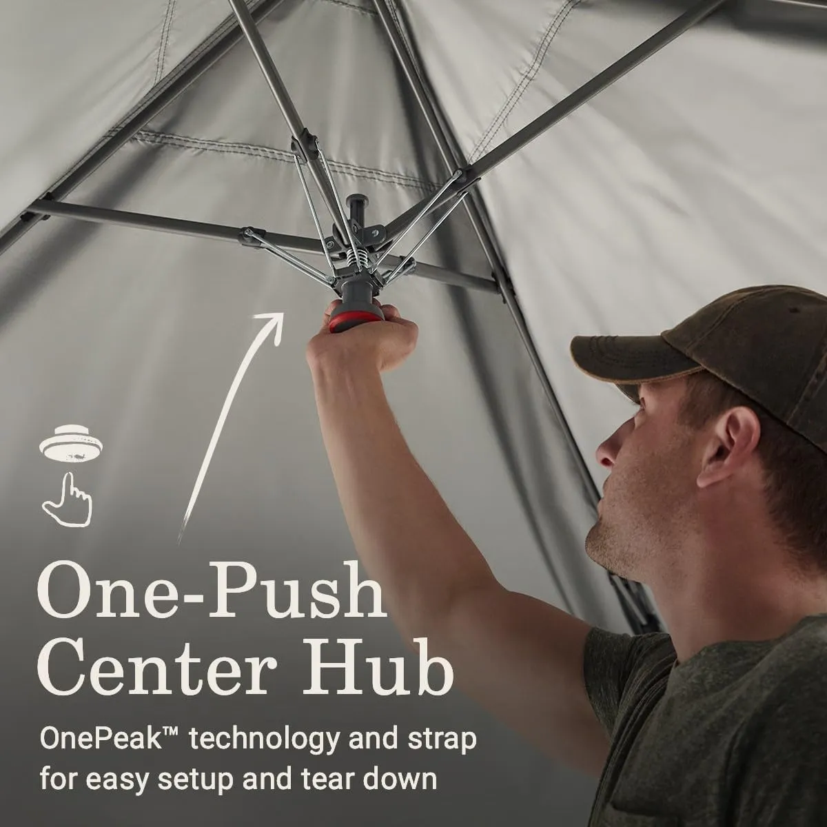 Coleman Oasis Instant Pop-Up Canopy Tent with Side Wall Attachment, 10x10ft Portable Shelter with Simple Setup & Takedown, Wheeled Carry Bag Included
