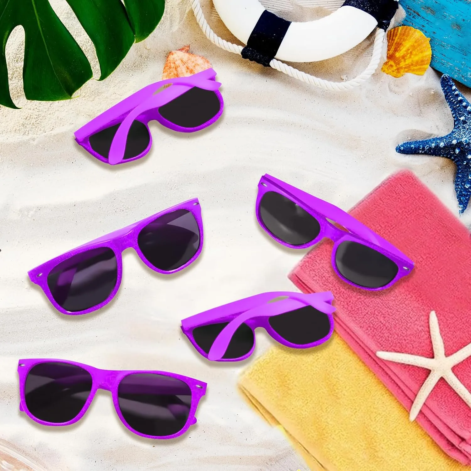 Colorful Party Sunglasses Bulk 20 Packs for Wedding Beach Summer Pool Party Supplies Goodie Bags Stuffers