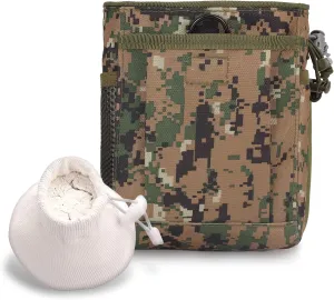 Compact Climbing Chalk Bag for Rock Climbing - Chalk Ball - Tactical Molle Pouch Waist Bag for Bouldering, Gym, Weightlifting, Climbing Gear and Gift