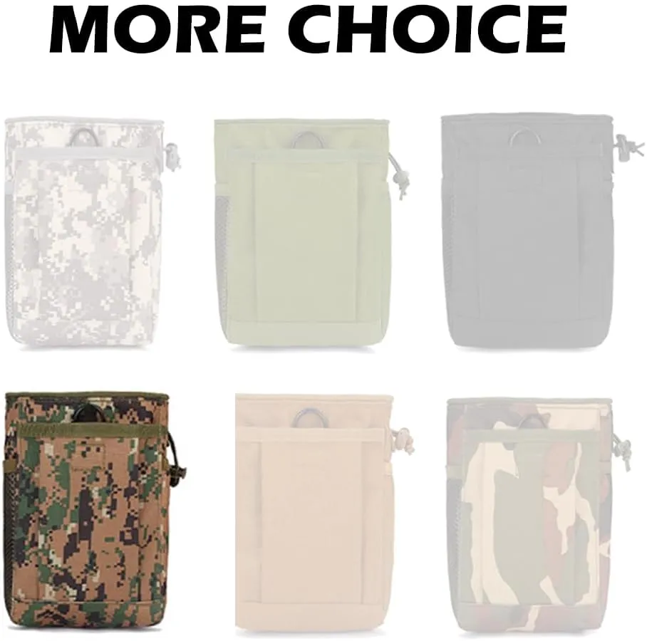 Compact Climbing Chalk Bag for Rock Climbing - Chalk Ball - Tactical Molle Pouch Waist Bag for Bouldering, Gym, Weightlifting, Climbing Gear and Gift