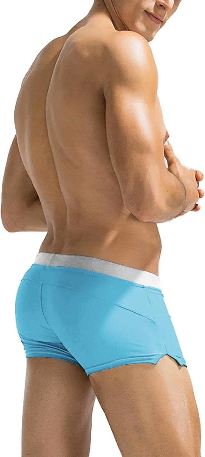 COOFANDY Mens Swim Trunks Swimwear Bathing Suit Swim Brief Square Leg Board Short S-3XL