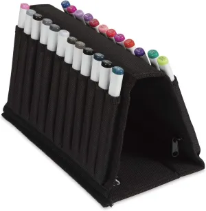 Copic Wallet Storage Boxes, Bags & Tubes, transparent 24 Count, Black